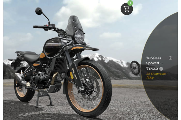 Royal Enfield Himalayan 450 tubeless spoke wheel price hiked for new buyers